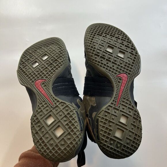 Nike Zoom LeBron Promo Soldier 10 X Army Camo Men’s 10 LRJ SX 16/17 NBA - Picture 8 of 10